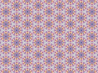 HexaBloom a playful fusion of hexagon and floral/starburst imagery seamless pattern mandala pattern