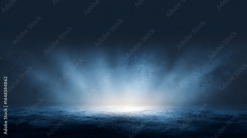 Poster ethereal aura: an illuminated, misty void, inviting the viewer into a space of mystery and wonder. a