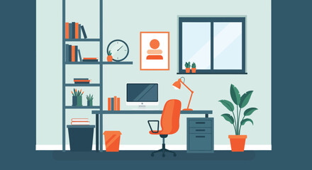 Modern Home Office Workspace Interior Design