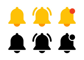 vector set of bell icons