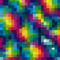 pixel art abstract pattern