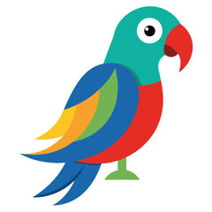 Parrot White Background