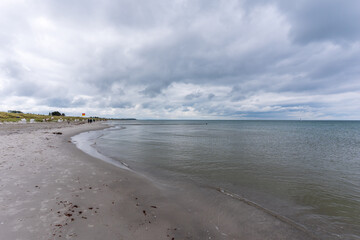 Der Strand in Vitte auf Hiddensee an der Ostsee
