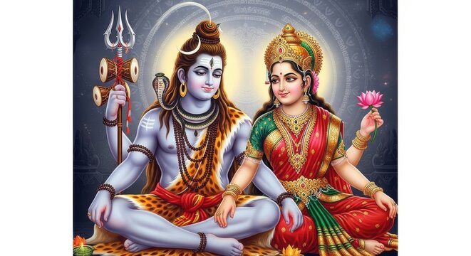 Shiva and Parvati: Divine Couple of Hinduism