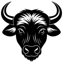 Bull Head Silhouette