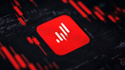 A red icon alerts users to suspicious trading activity.