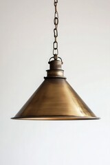 Obraz premium Brass cone lamp