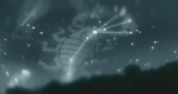 Scorpius sign on sky view app