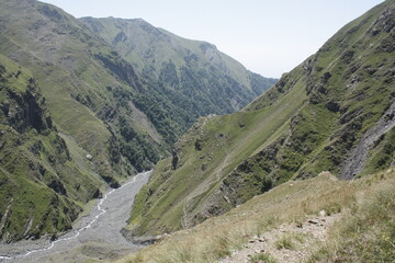 mountain road in the mountains