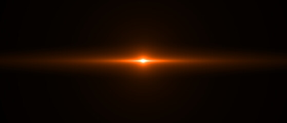 Red Laser Light Beam