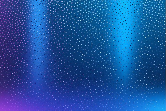 Abstract blue background with scattered dots and gradient effect.