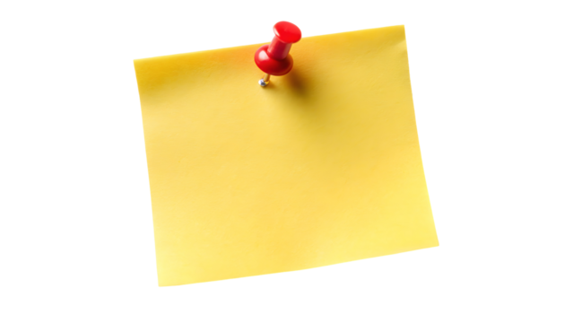 yellow sticky note