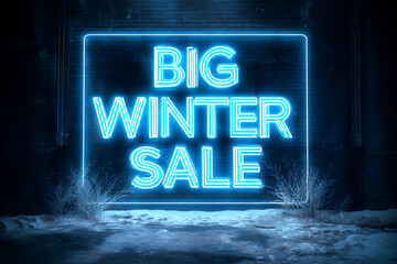Get ready for huge savings with this vibrant, trendy big winter sale promotion that is sure to catch eyes and drive customers in the door now