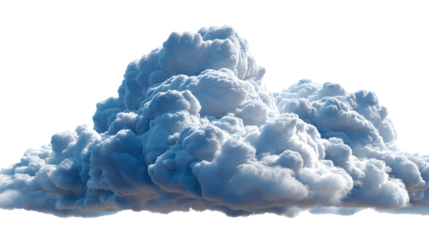 Cloud in the Sky: A fluffy, voluminous cloud floats majestically, a striking depiction of natural weather elements, adding a sense of awe and wonder to any composition.