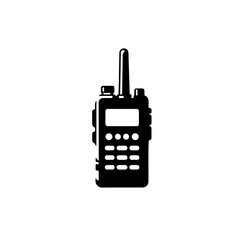Walkie-talkie silhouette, Walkie-talkie vector