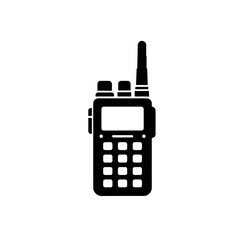 Walkie-talkie silhouette, Walkie-talkie vector