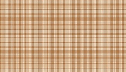 Beige and brown plaid pattern