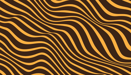 Colorful abstract psychedelic wave pattern in vertical vector format, groovy retro art style from the 60s and 70s for funky posters, packaging, and design elements