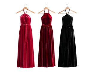 Velvet bridesmaid dress