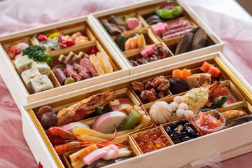 華やかな和洋中のおせち料理
