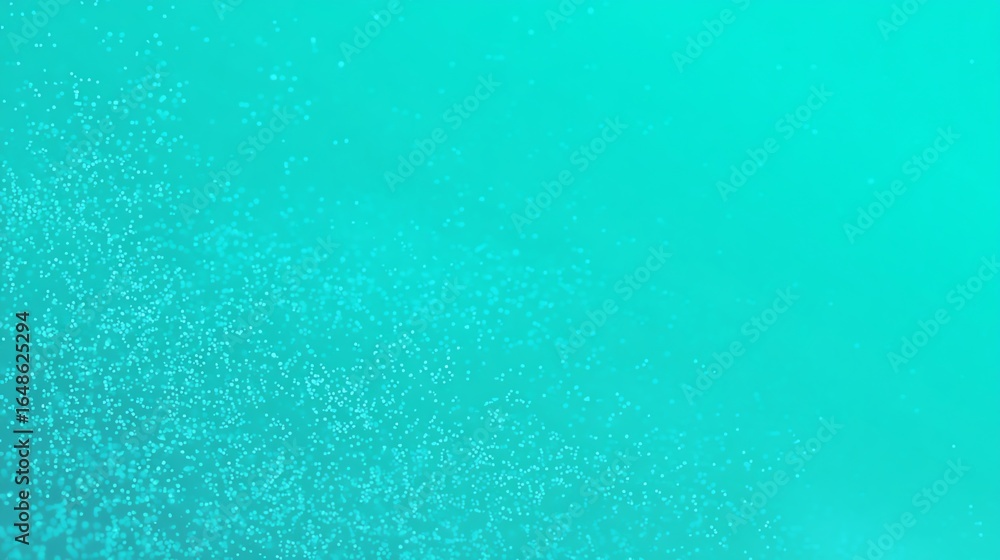 Poster bubbles floating in turquoise water creating a sparkling abstract background
