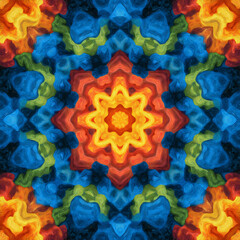 abstract kaleidoscope pattern