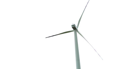 Large wind turbine isolated for clean energy