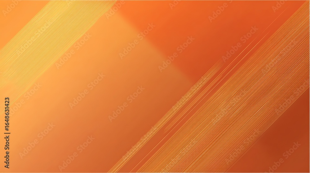 Poster abstract orange background with lines and gradient for modern design