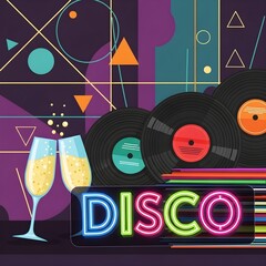 Tropical summer vacation background featuring colorful beach umbrellas on a sandy shore by the ocean.