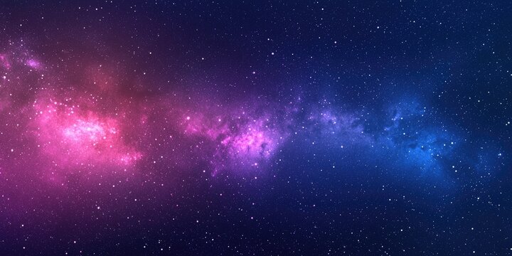 Midnight purple to cosmic blue galaxy gradient