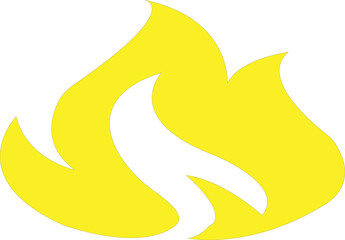 Blazing Ember: Minimalist Bonfire Silhouette Logo Vector