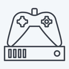 Icon Gamebling. related to Metaverse symbol. line style. design editable