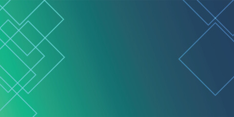 Abstract geometric design featuring overlapping outlined squares on a gradient background.