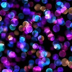 abstract bokeh light pattern