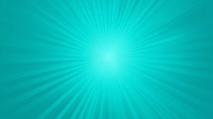 Obraz premium Teal Radiating Rays Background Texture Burst Light Abstract Design