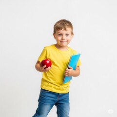boy with apple