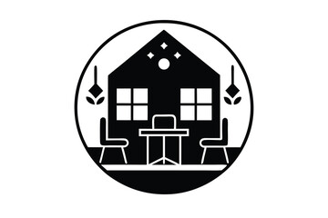 co working space vector icon