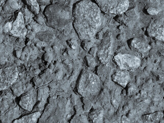 Abstract Gray Stone and Gravel Texture