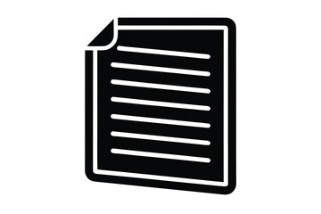 document vector icon