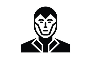 face recognition vector icon
