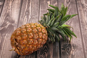 Ripe sweet juicy pineapple fruit