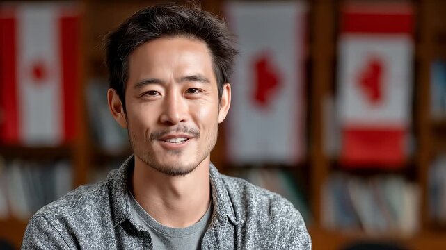 Confident Canadian Business Person Smiling
