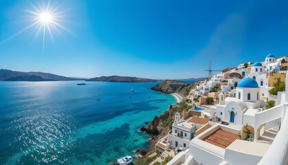 Obraz premium santorini island greece