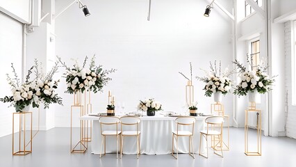 wedding reception table