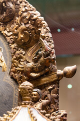 sandalwood Guanyin Bodhisattva Statue of Auspicious Beginnings Joint exhibition of Artefacts from Palace Museum and Tibet
