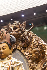 sandalwood Guanyin Bodhisattva Statue of Auspicious Beginnings Joint exhibition of Artefacts from...