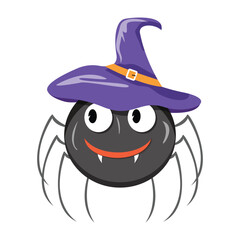 spider wearing a hat