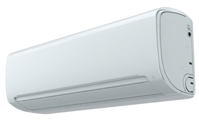 Light gray wall-mounted air conditioner