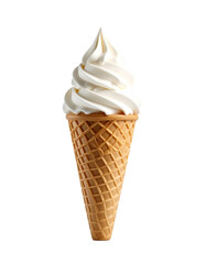 Ice cream cone, sweet, Generated image