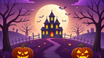 Fototapeta premium happy halloween celebration